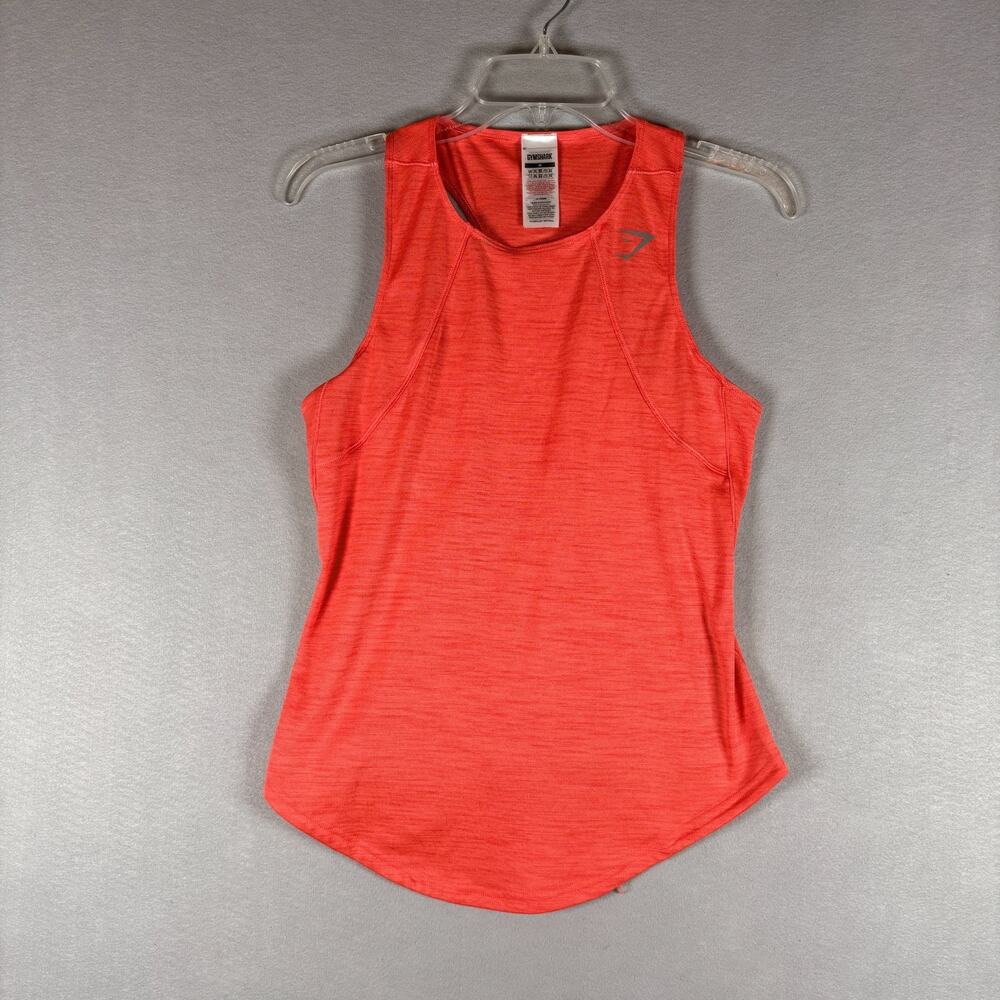 Gymshark Women's Medium Coral Racerback Athletic Tank Top